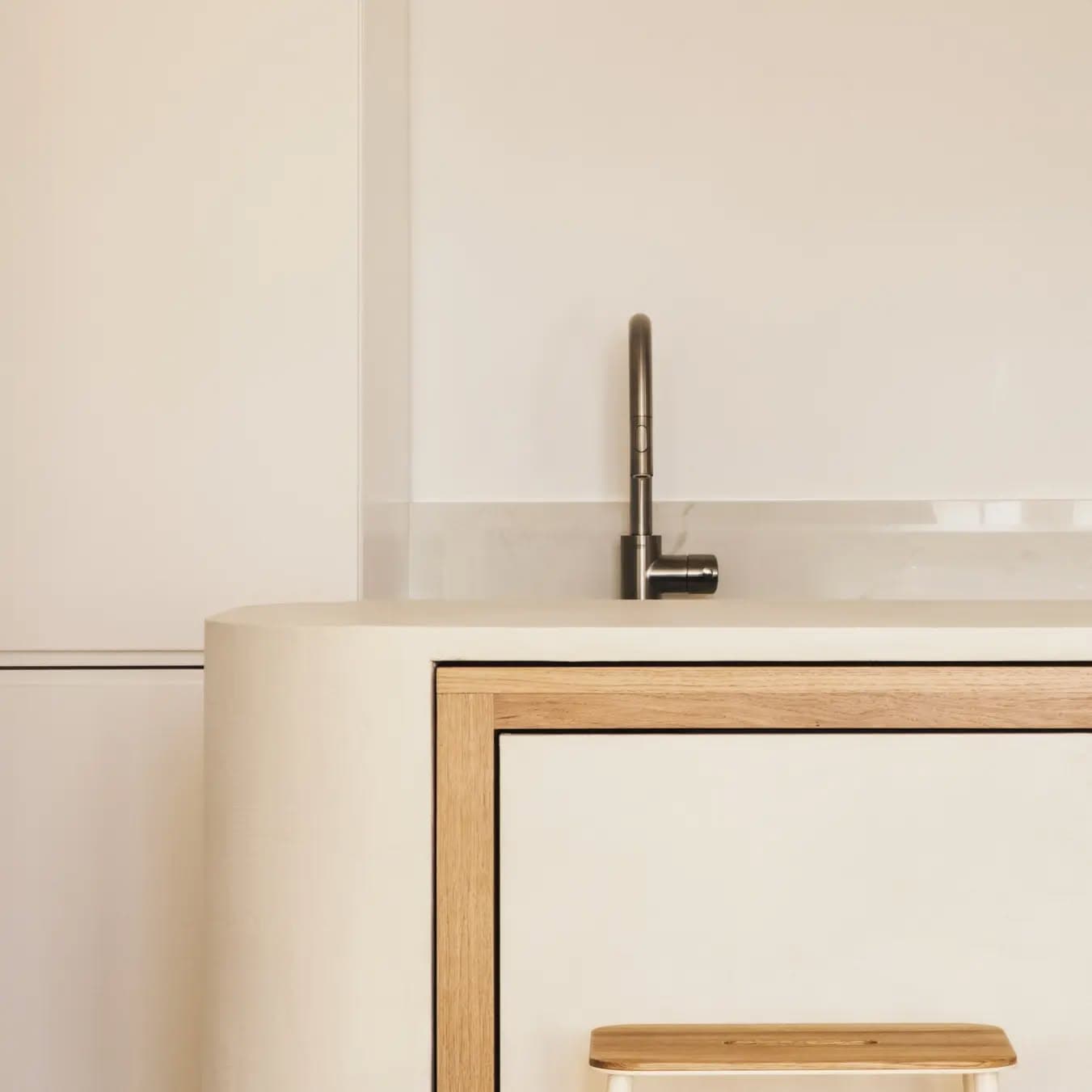 Îlot de cuisine & table rétractable